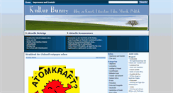 Desktop Screenshot of kultur-bunny.de