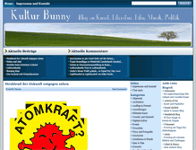 Tablet Screenshot of kultur-bunny.de